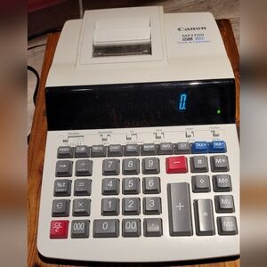 Canon MP27DII Calculator with White and Black Design